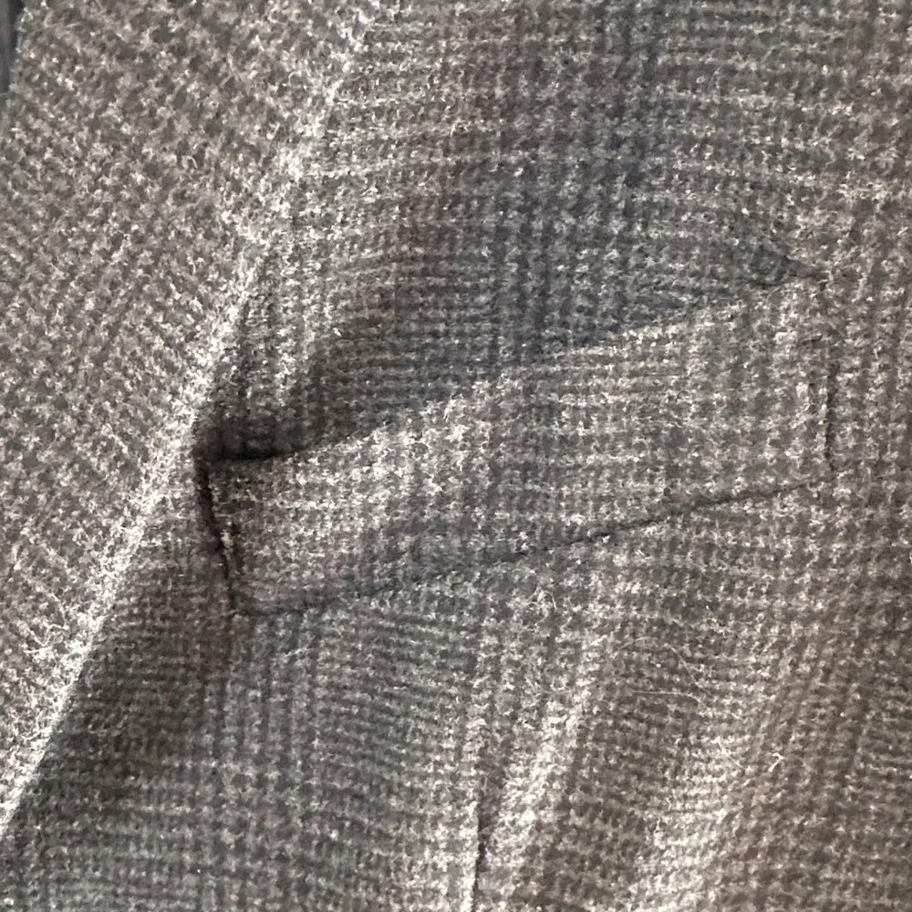 Banana Republic Men's grey and black top Coat